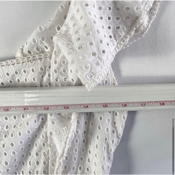 White Alice and Olivia eyelet dress size 10 - Picture 6 of 9